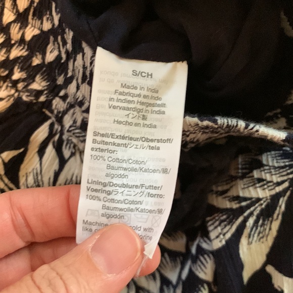 J. Crew navy pineapple skirt, S - Picture 8 of 8